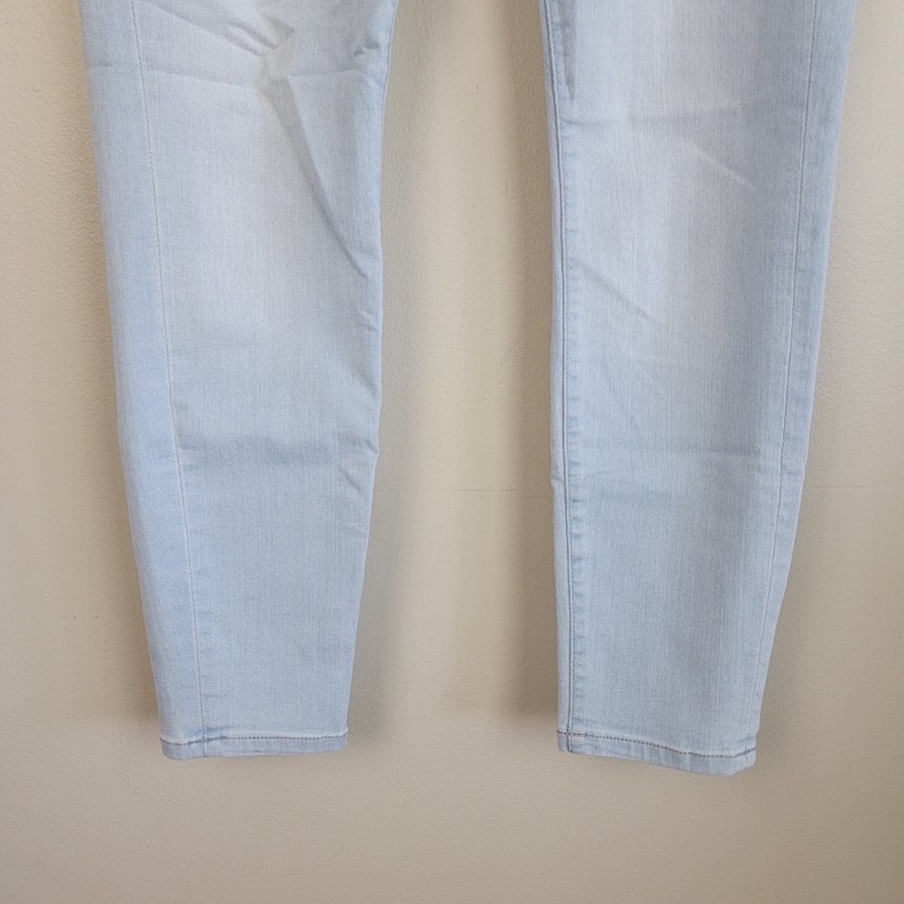 Liverpool 8 Sienna Ankle Legging Light Blue Wash Mid Rise Pull On Skinny Jeans - Picture 6 of 13